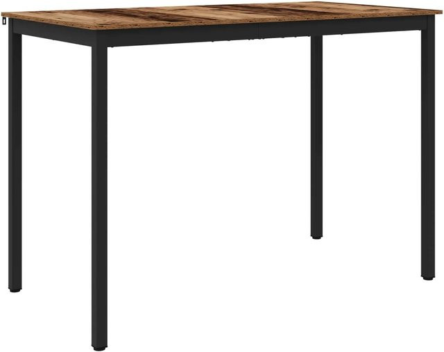 vidaXL Esstisch modern in Braun aus Holzwerkstoff und Metall, rechteckig, B: 105 cm, T: 80 cm, H: 80 cm - Bild 1
