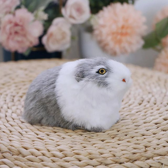 Yiran Health & Beauty Plüschtier Meerschweinchen Katze Hamsterpuppe, ab 14 Jahren - Bild 1