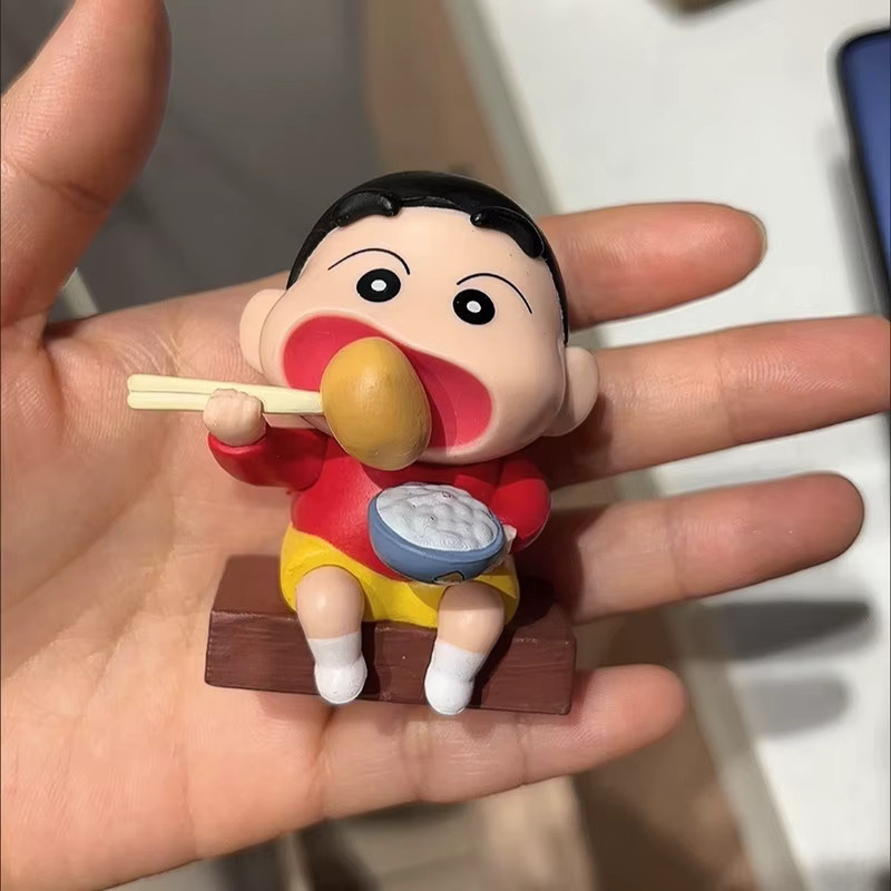 Bandai Crayon Shin-chan Kreative Cartoon-Figur, Armaturenbrett-Ornament - Bild 2