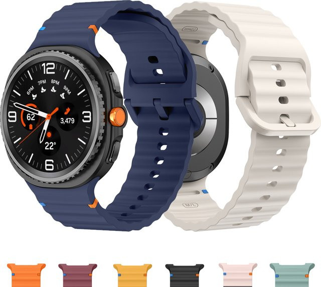 Uhrenarmband Silikon, Samsung Galaxy Watch, Sportgürtel-Armband - Bild 1