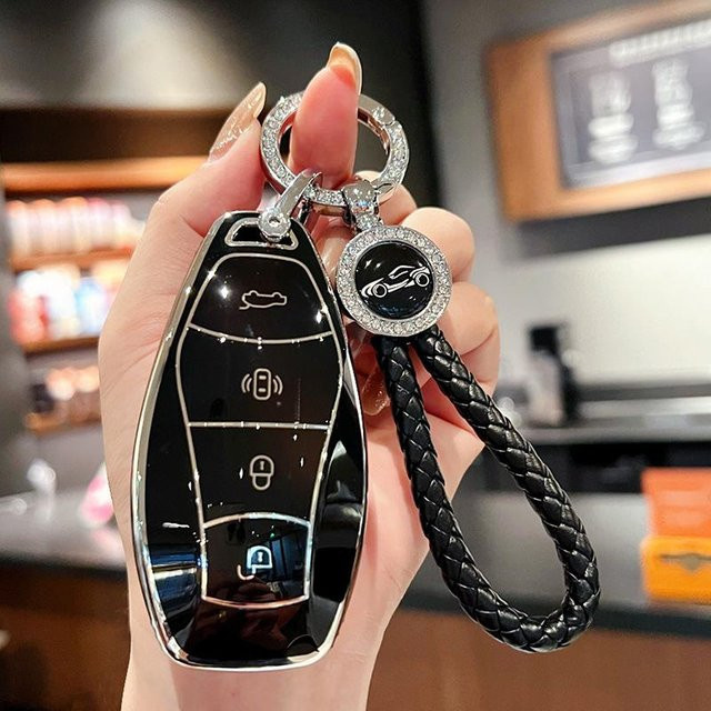 Hongqi Autoschlüssel Etui für H5 H6 H9 HQ9 HS5 HS7 HS3 in verschiedenen Farben - Bild 1