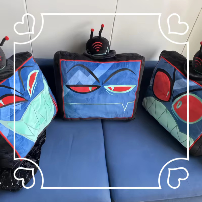 Hazbin Hotel Vox Plüschkissen von Bandai, buntes Cartoon-Kissen für Sofa und Rückenlehne - Bild 4