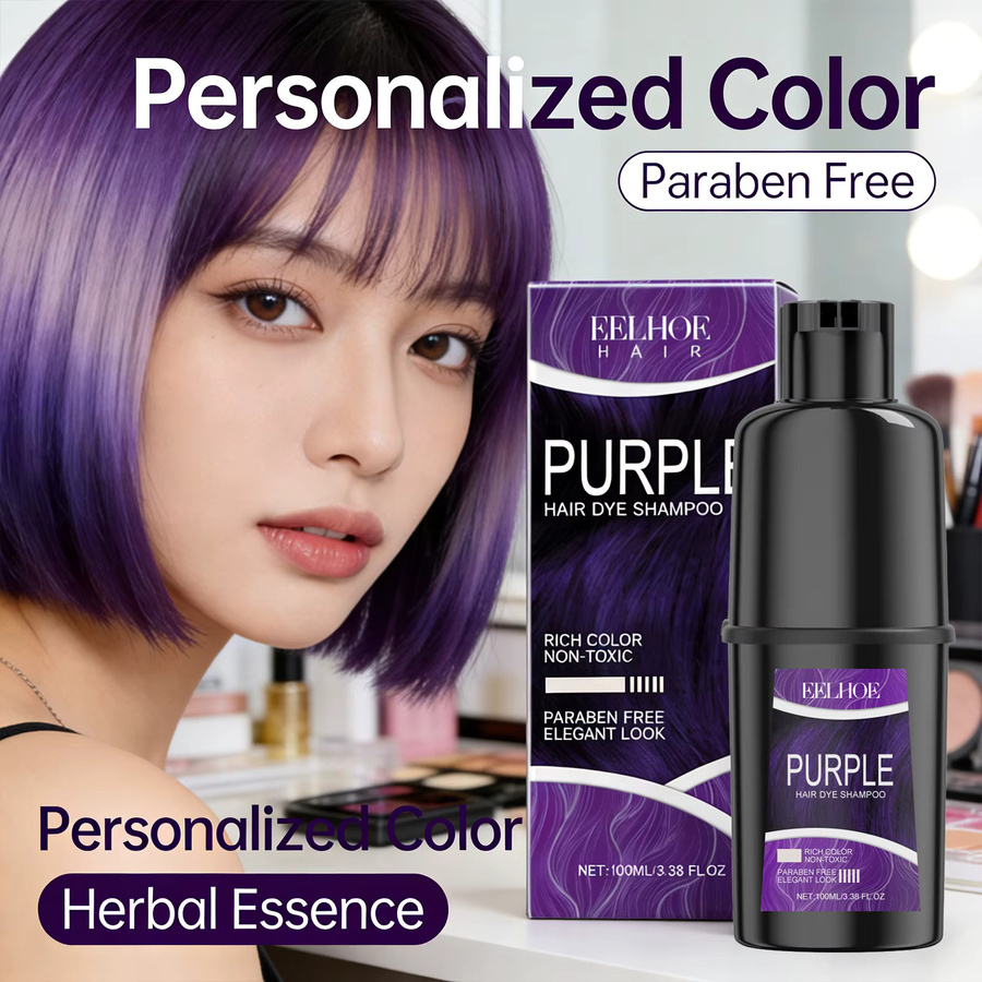 eelhoe Haarfärbe-Shampoo, 100 ml, für coloriertes Haar - Bild 2
