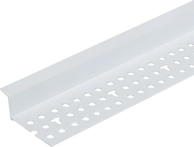 Trimtex Protektor Schattenfugenprofil Weiß mit 6 mm Schattenfuge für Trockenbau, B: 5,0 cm, L: 305 cm - Bild 1