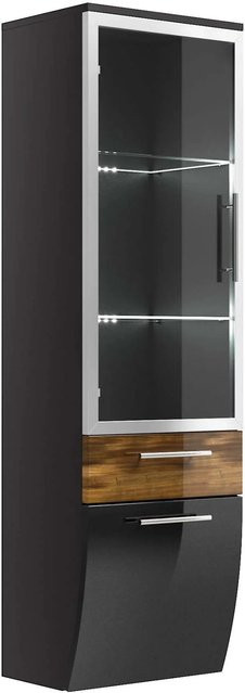 Posseik Bad-Hochschrank Salona Anthrazit B: 40 cm, H: 134,5 cm - Bild 1