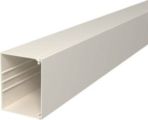 OBO Bettermann Wand- und Deckenkanal aus PVC in Weiß, B/H: 100 x 130 mm - Bild 1