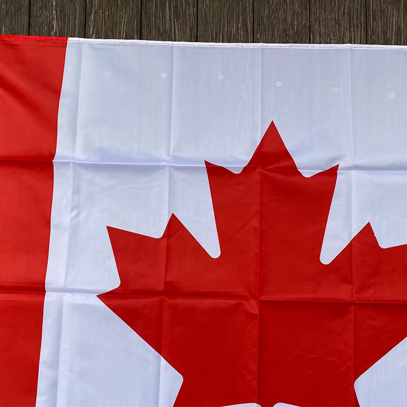 Xvggdg Kanadische Nationalflagge als Banner zum Aufhängen aus Polyester, Rot-Weiß, B/H: 60 x 90 cm oder 90 x 150 cm - Bild 4