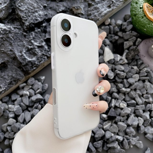 Stoßfeste TPU Schutzhülle für Apple iPhone 17 16 15 14 13 12 Pro Max Plus – Ultra dünne matte transparente Hülle - Bild 1