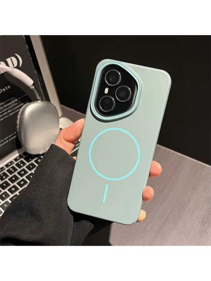 Magnetische Schutzhülle für Honor 400 Pro 300 200 100 Lite 500 600 Pro in Blau, stoßfeste und hautfreundliche PC-Hülle - Bild 3