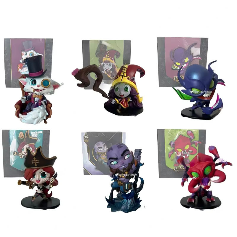 Bandai League of Legends Anime Action Figuren Jinx Teemo Poppy Set, mehrfarbig, Kunststoff - Bild 2