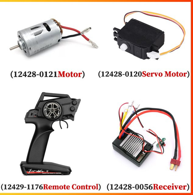 Wltoys RC-Auto-Teile, Fernbedienung, Empfänger, Motor - Bild 1