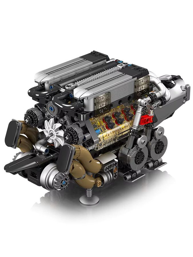 Mould King Technischer Auto-Baukasten, Motorisierter BGT Supersportwagen, ab 14 Jahren - Bild 3