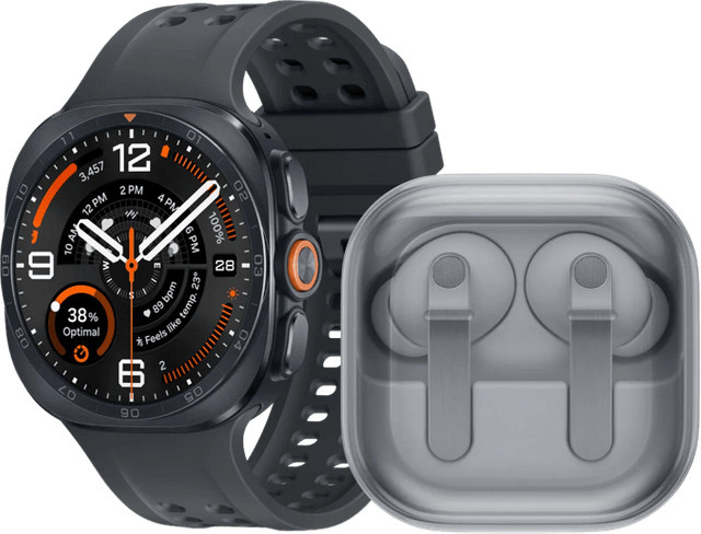 Samsung Smartwatch, Titan, 47 mm, Schwarz, Unisex - Bild 1