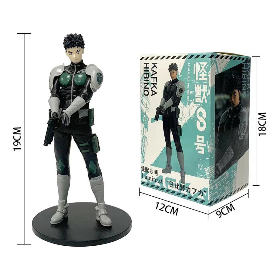 Kaiju No. 8 Action-Statue Kafka Hibino Mina Ashiro Skelett PVC-Modell - Bild 2