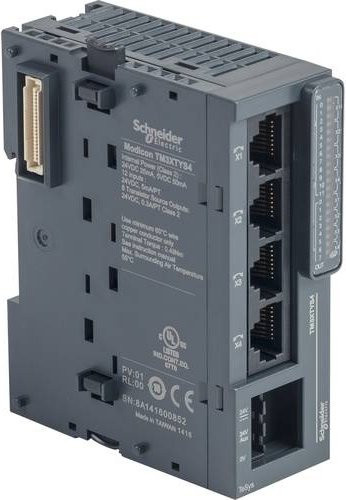 Schneider Electric TM3XTYS4 Expertenmodul Modicon TM3 für 4 TeSys Motorstarter, Grau - Bild 1