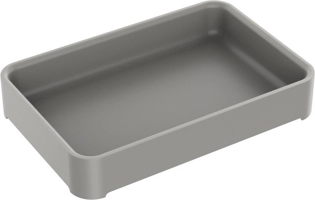 Mömax Besteckeinsatz Lis in Grau aus Kunststoff mit Trennern, Breite: 28,6 cm, Tiefe: 19,1 cm, Höhe: 4,8 cm - Bild 1