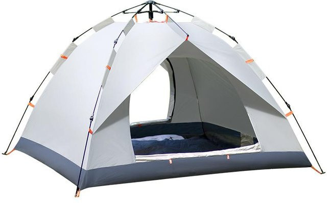 Binchi Outdoor-Zelt Sunshine, automatisch, regenfest und tragbar, Weiß/Beige - Bild 1