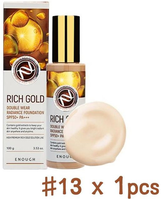Genug Premium Rich Gold Double Wear Radiance Foundation No.13, 100ml - Bild 1