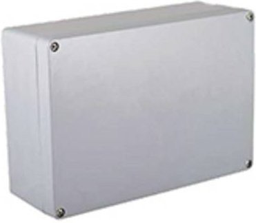 Molex MWE Industrial Solution 936040127 Universal-Gehäuse aus Aluminium Druckguss, Grau (RAL 7001), B/T/H: 33,0 x 23,0 x 12,0 cm - Bild 1