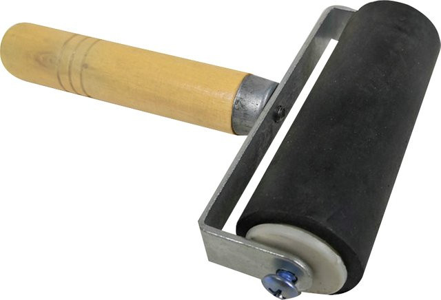 NianLenss Gummi Brayer Roller Schwarz für Malerei, Stempeln und Drucken - Bild 1