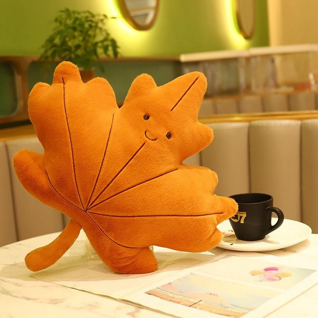 Yiran toy Kawaii Plüsch Blätter Kissen, Stofftiere, Bunt / Mehrfarbig - Bild 1