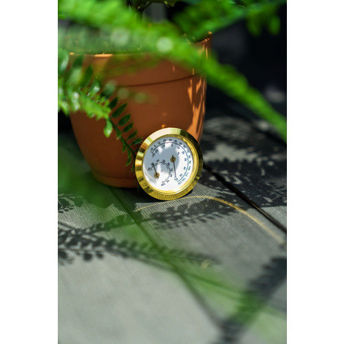 Pergart Hygrometer aus Messing und Stahl in Goldfarben für dein Gewächshaus - Bild 4