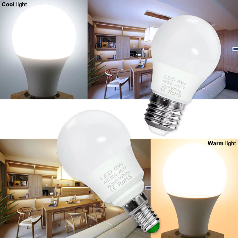 CanLing LED Glühbirne E27 mit warmweißem Licht, 12W, Weiß - Bild 2