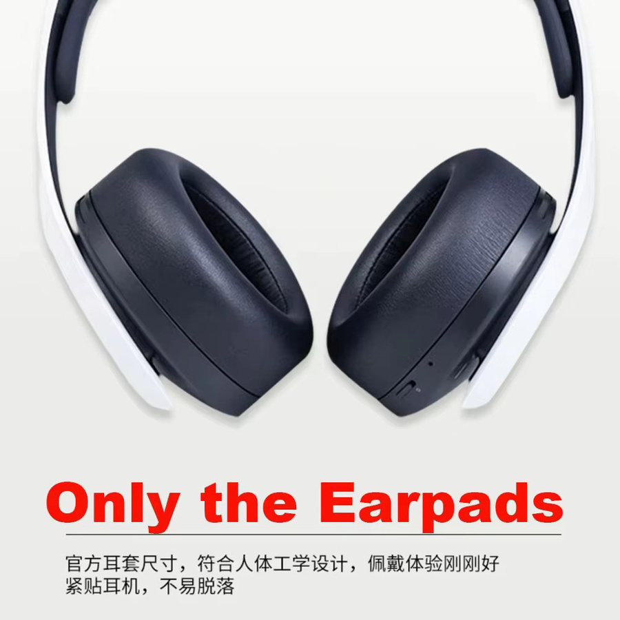 Sony Ersatz Ohrpolster für PlayStation PS5 Pulse 3D Wireless Headset aus Memory Foam in Schwarz - Bild 5