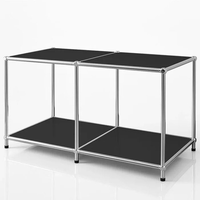 Floordirekt Metallregal Concept Epure MK-016 Sideboard Schwarz B/T/H: 78 x 40 x 46 cm - Bild 1