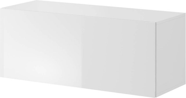 TV-Lowboard WIPMEB VIVIEN in Weiß Hochglanz mit Soft-Close-Schubladen, B/H/T: 100 x 40 x 38 cm - Bild 1