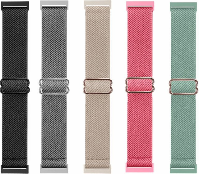 fiterme Uhrenarmband Nylon, Multicolor, Unisex, für Fitbit Versa 2/3/4 - Bild 1