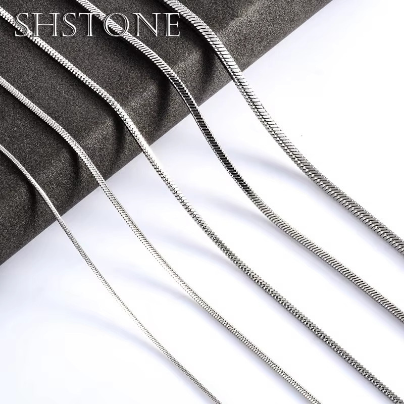 SHSTONE Schlangenkette, 925 Silber, Unisex - Bild 2
