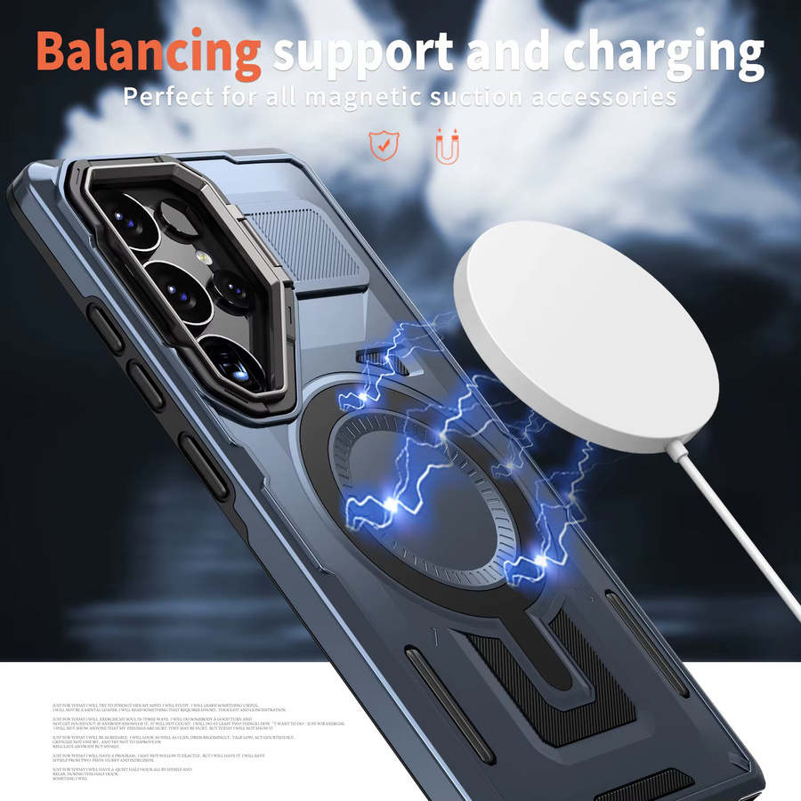 Robuste magnetische Handyhülle mit militärischer Panzerung für Samsung Galaxy S26 S25 S24 S23 S22 Ultra Plus FE und A-Serie - Bild 2