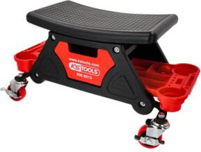 KS Tools Fahrbarer Hocker aus Stahl, Breite: 65 cm, Höhe: 35 cm - Bild 1