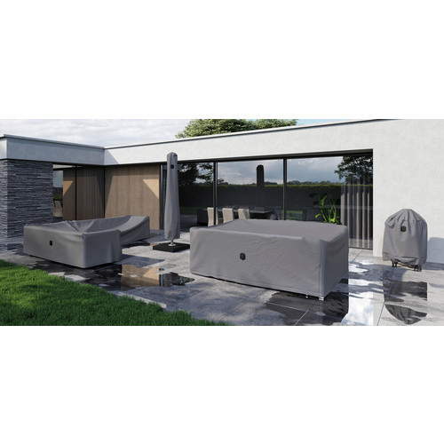 Siena Garden AquaShield Sitzgruppenhülle aus Polyester in Grau, B/T/H: 200 x 150 x 85 cm - Bild 2