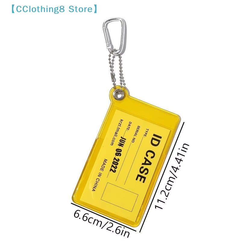 Ausweishalter PVC, transparent, grün, mit Schlüsselanhänger - Bild 4