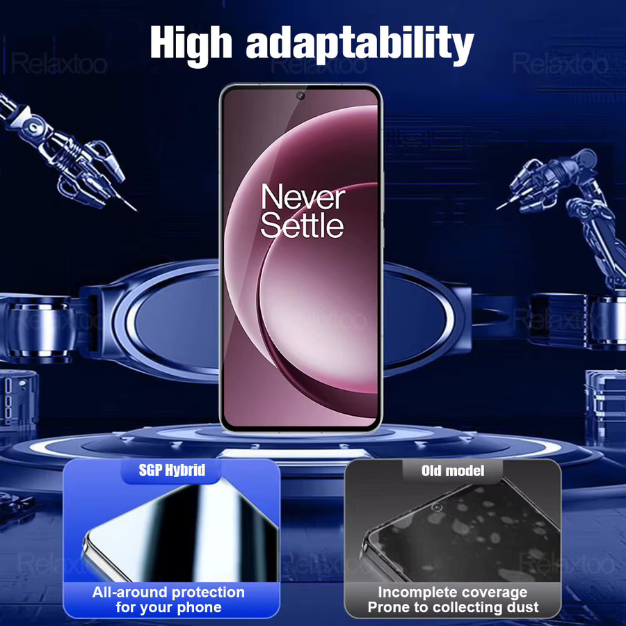 2er-Pack OnePlus 15 5G Displayschutzfolie aus gehärtetem Glas, transparent, 6,78 Zoll - Bild 6
