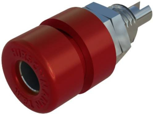 Hirschmann Test & Measurement BIL 30 Laborbuchse für den vertikalen Einbau in Rot mit 4mm Stift-Durchmesser - Bild 1
