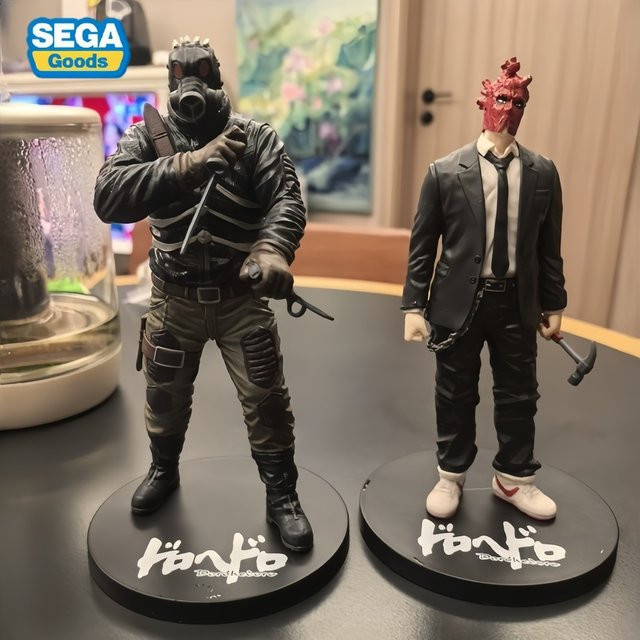 Sega Dorohedoro Kaiman Eidechse Kopf mit Gasmaske Action Figur aus PVC als Desktop Ornament und Sammlerstück - Bild 1
