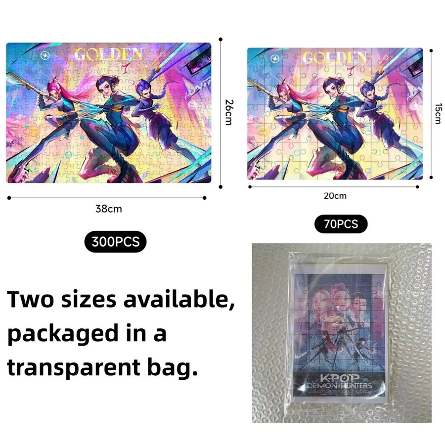 Hasbro Cyberpunk-Anime-Familien-Interaktionsspiel, Holzpuzzle, 70-teiliges Set - Bild 3
