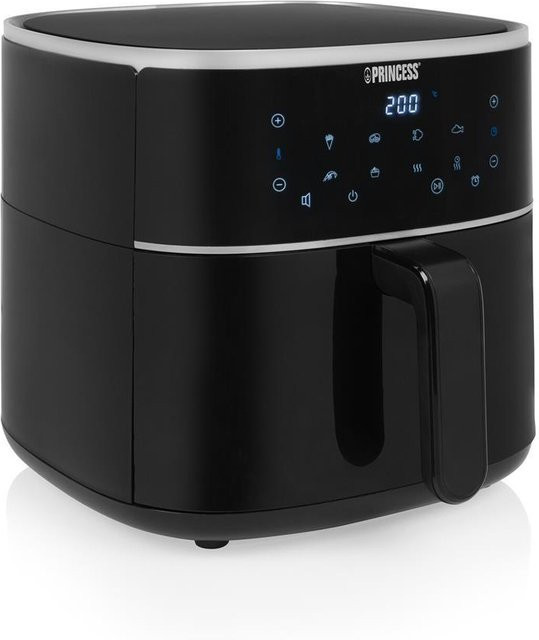 Princess Digitale Heißluftfritteuse in Schwarz mit Digitalanzeige und Timer - Bild 1