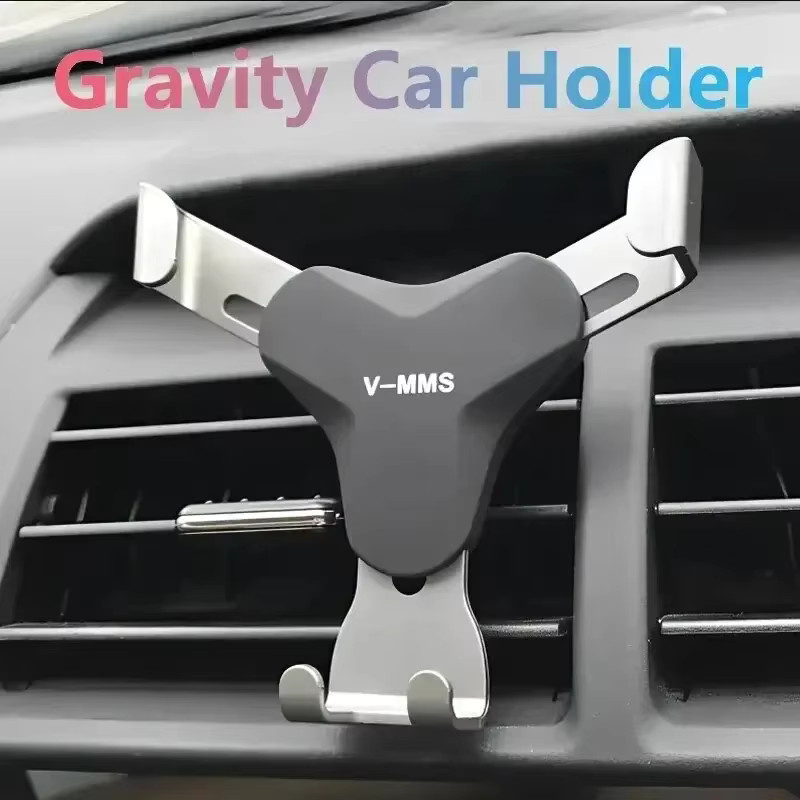 Maerknon Schwerkraft-Handyhalterung für das Auto mit Luftauslass in Silber zur Automontierung und GPS-Navigation - Bild 2