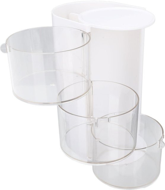 GoolRC Make-up Pinselhalter Organizer, 3 Schicht Schubladen, Weiß - Bild 1