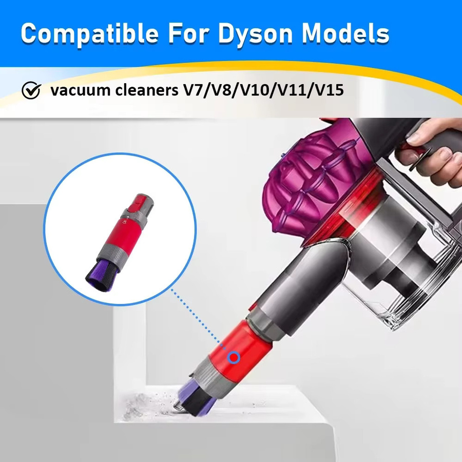 WINDNINJA Weicher Staubpinsel als kratzfreies Zubehör für Dyson V7 V8 V10 V11 V15 Staubsauger - Bild 2