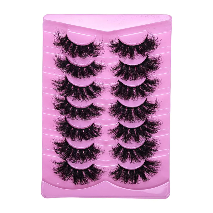 JIEFUXIN Künstliche Wimpern, 7 Paar, natürlich aussehend - Bild 6