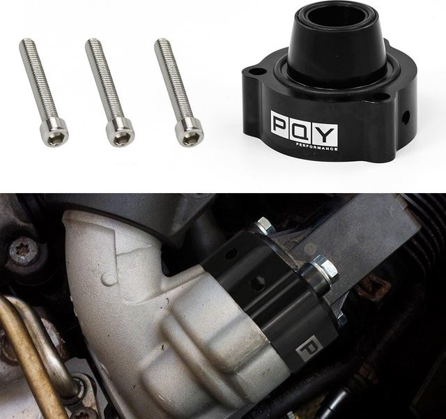 LZONE Blow Off Ventil Adapter für VAG Bsi TFSi Bov Adapter für Audi A3 1,4 1,8 2,0 TSI/FSTi Turbo, Schwarz - Bild 1