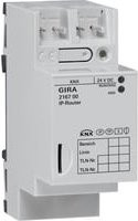 Gira IP-Router für KNX mit Ethernet/LAN und Wi-Fi, Linienkoppler zur Hutschiene-Montage, 2 TE, Weiß - Bild 1