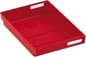 Kappes Regalkasten Mod. 320 rot für 3 Trennplatten B/T/H: 30,0 x 24,0 x 6,5 cm - Bild 1