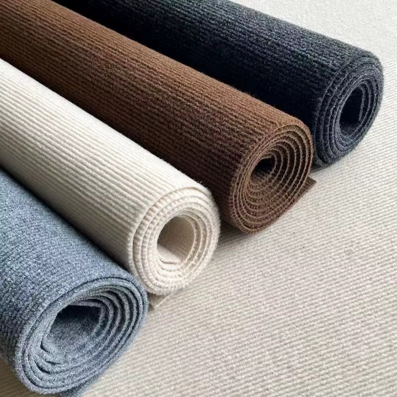 Selbstklebende Rollteppichaufkleber in Grau, rutschfest und verschleißfest für Schlafzimmer und Büro - Bild 3