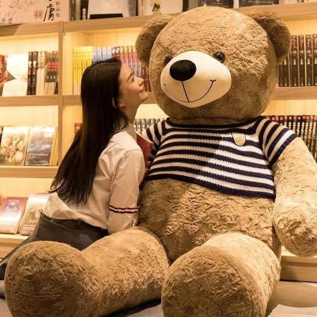 Yiran Furniture Bär Panda Plüschtier Puppe weiß - Bild 1